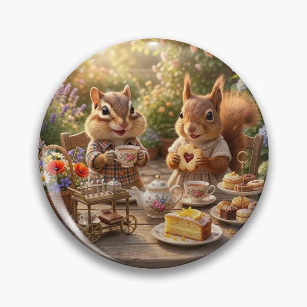 Item preview, The Squirrels' Fairy-Tale Tea Party. designed and sold by JoyNest = "The nest of joy".