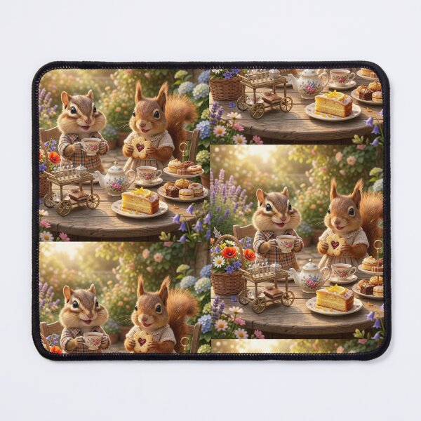 Item preview, The Squirrels' Fairy-Tale Tea Party. designed and sold by JoyNest = "The nest of joy".