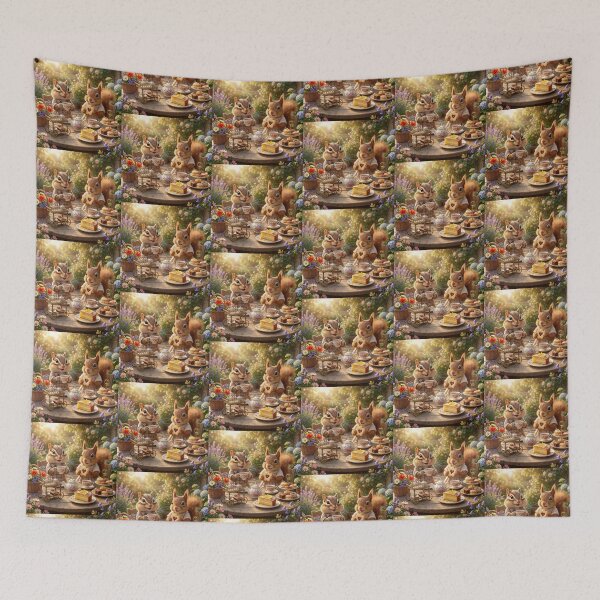 Item preview, The Squirrels' Fairy-Tale Tea Party. designed and sold by JoyNest = "The nest of joy".