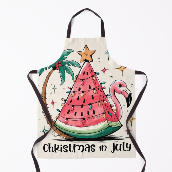 Item preview, Funny Christmas In July Watermelon Flamingo designed and sold by legendaryskins.