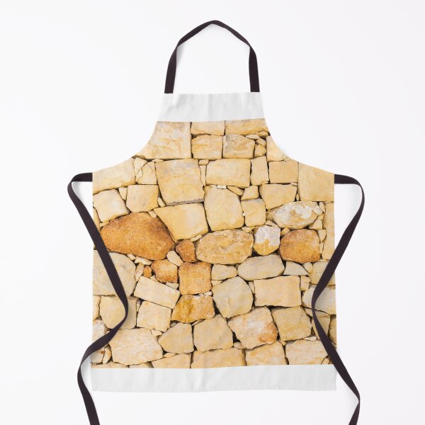 Item preview, Beige Stone Wall Texture With Dry Stone Masonry Pattern and Rustic Limestone Blocks designed and sold by Nmallia.
