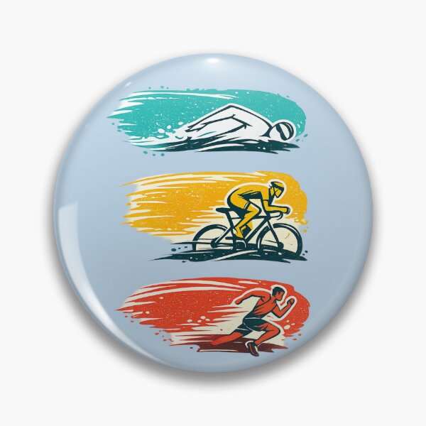 Item preview, Triathlon Gift Swimmer Cyclist Runner Art designed and sold by Corvoria.