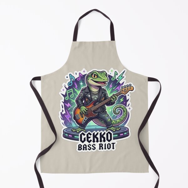 Item preview, Gecko Bass Riot designed and sold by Safe Haven Pets.