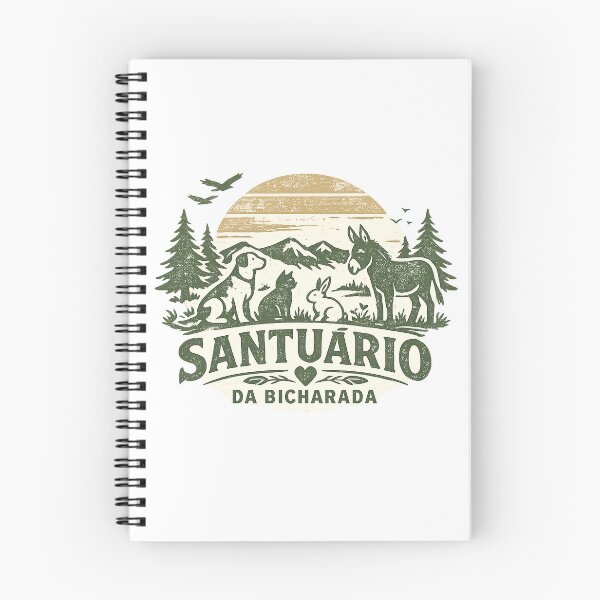 Item preview, Santuário da Bicharada Animal Sanctuary T-Shirt designed and sold by Santuário da Bicharada.