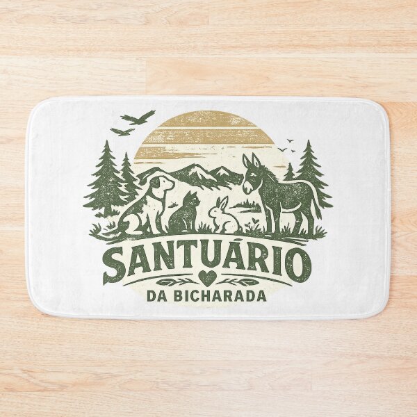 Item preview, Santuário da Bicharada Animal Sanctuary T-Shirt designed and sold by Santuário da Bicharada.
