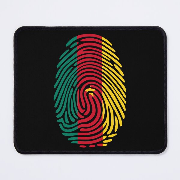 Item preview, Cameroon Flag Fingerprint Identity | Cameroonian DNA Heritage Graphic designed and sold by NTGUILTY.
