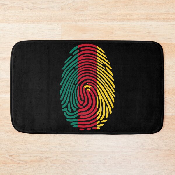 Item preview, Cameroon Flag Fingerprint Identity | Cameroonian DNA Heritage Graphic designed and sold by NTGUILTY.