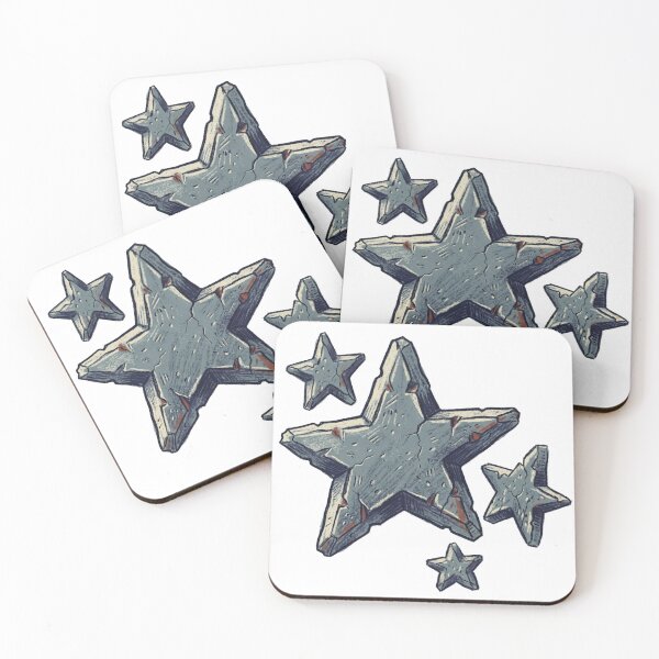 Item preview, Grunge Stone Stars Industrial Rock Aesthetic Illustration designed and sold by Malalese.