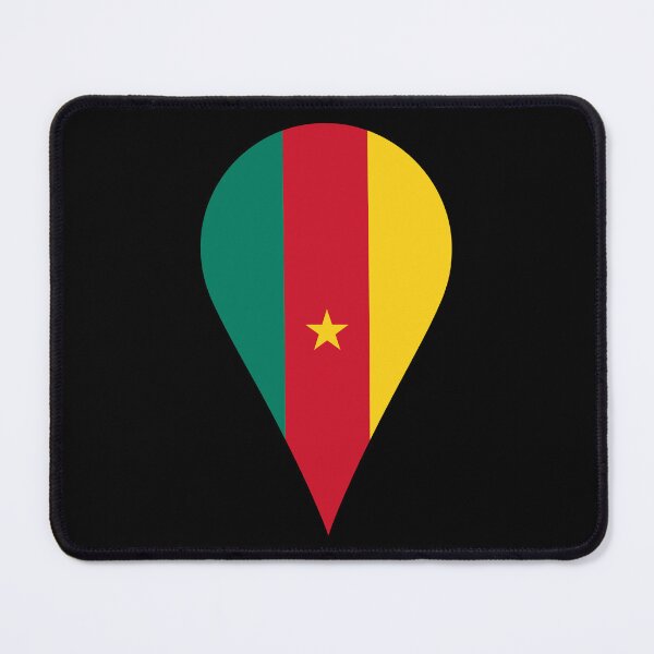 Item preview, Cameroon Flag Location Pin Map Marker | Cameroonian Destination GPS Icon designed and sold by NTGUILTY.