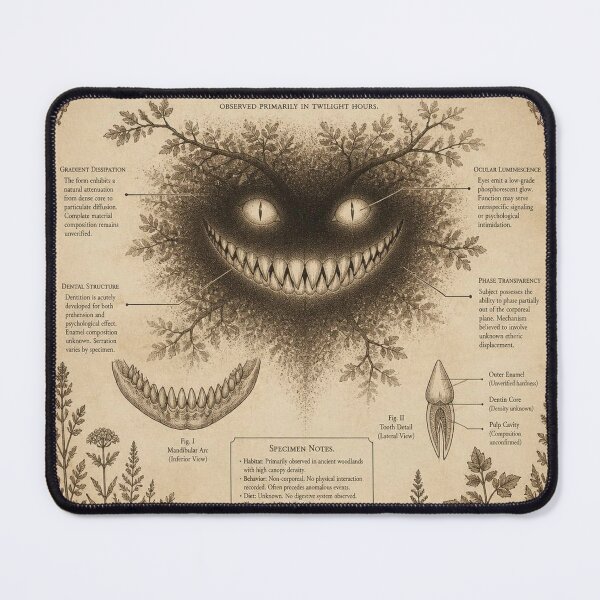 Item preview, Cheshire Cat Smile Vintage Naturalist Halloween Shirt designed and sold by SunnyDesign82.