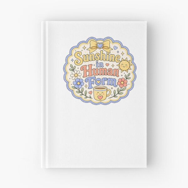 Item preview, Sunshine in Human Form – Cute Positive Floral Quote designed and sold by Chaotically Cutee.