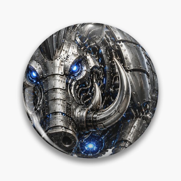 Item preview, Steel Warthog V5 – Mechanical Cyber Warthog | Industrial Metal Beast designed and sold by SteelCoat Studio.