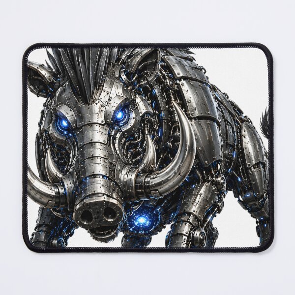 Item preview, Steel Warthog V5 – Mechanical Cyber Warthog | Industrial Metal Beast designed and sold by SteelCoat Studio.