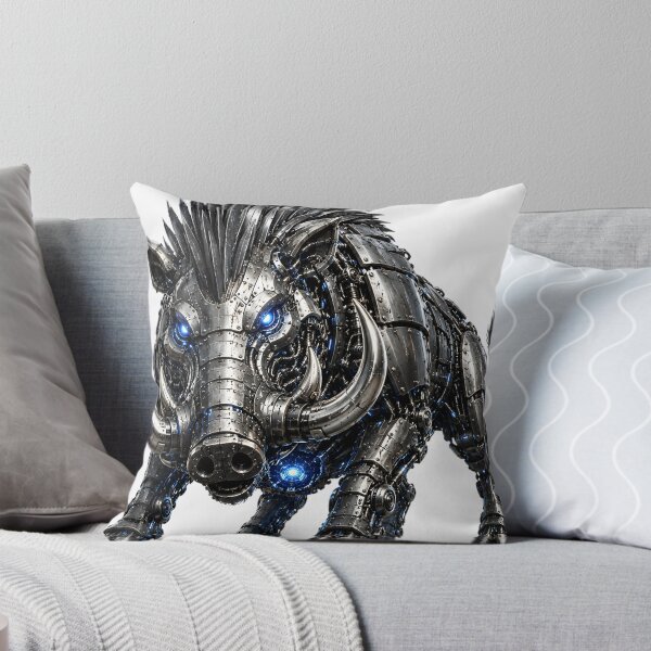 Item preview, Steel Warthog V5 – Mechanical Cyber Warthog | Industrial Metal Beast designed and sold by SteelCoat Studio.