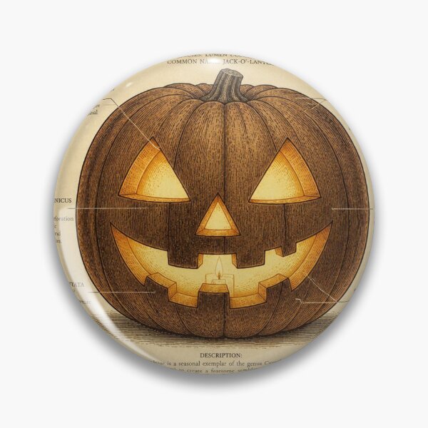 Item preview, Jack-o-Lantern Vintage Naturalist Halloween Shirt designed and sold by SunnyDesign82.