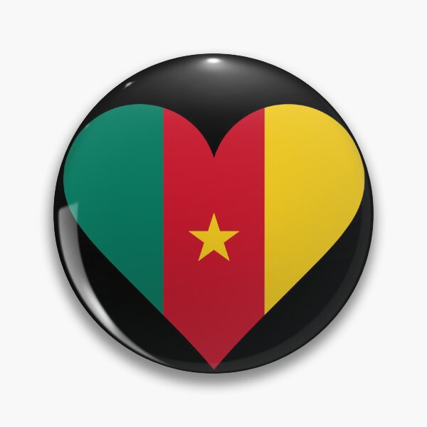 Item preview, Cameroon Heart Flag Graphic | I Love Cameroon Patriotic Symbol designed and sold by NTGUILTY.