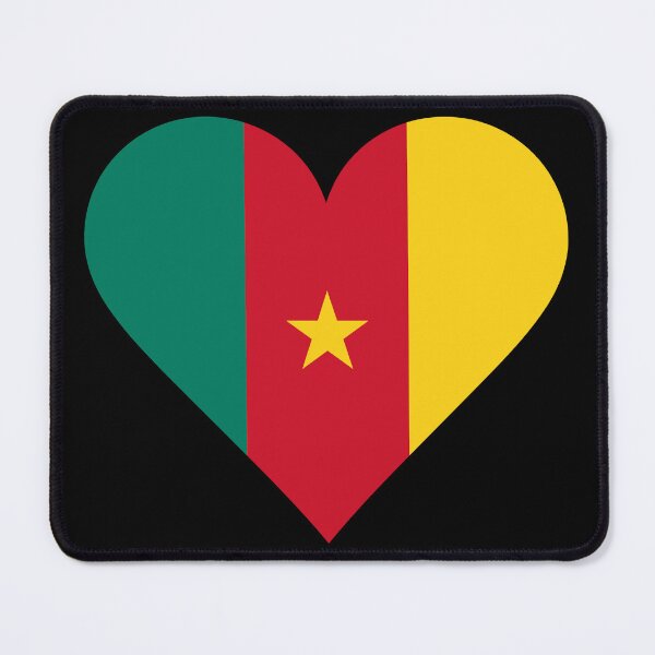 Item preview, Cameroon Heart Flag Graphic | I Love Cameroon Patriotic Symbol designed and sold by NTGUILTY.