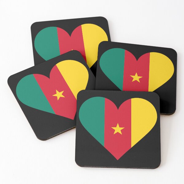 Item preview, Cameroon Heart Flag Graphic | I Love Cameroon Patriotic Symbol designed and sold by NTGUILTY.