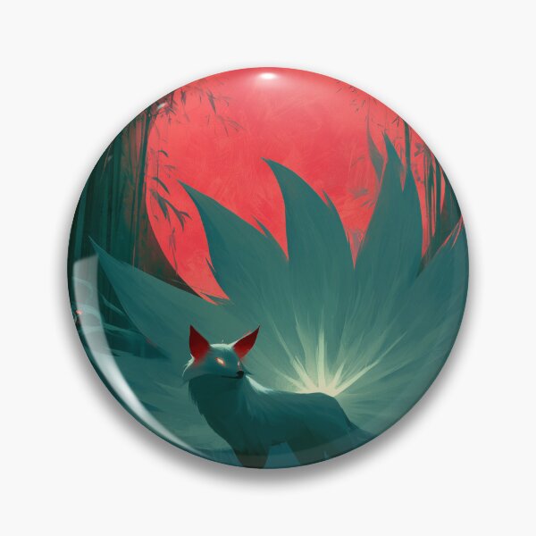 Item preview, Kitsune Beneath Red Moon designed and sold by Rtymer.