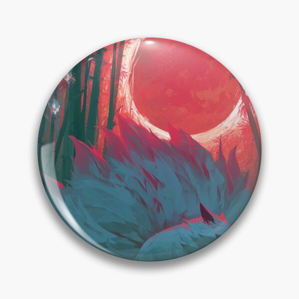 Item preview, Kitsune Beneath Red Moon designed and sold by Rtymer.
