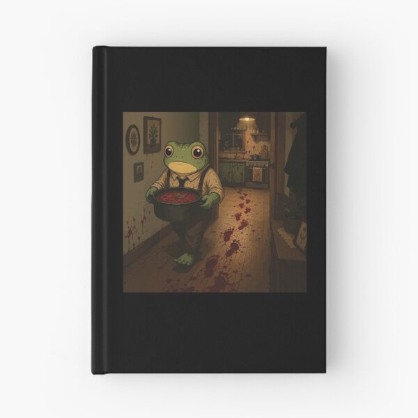 Item preview, Nothing Suspicious Frog Sticker – Funny Borscht Crime Scene Cartoon designed and sold by SimplePoDesign.