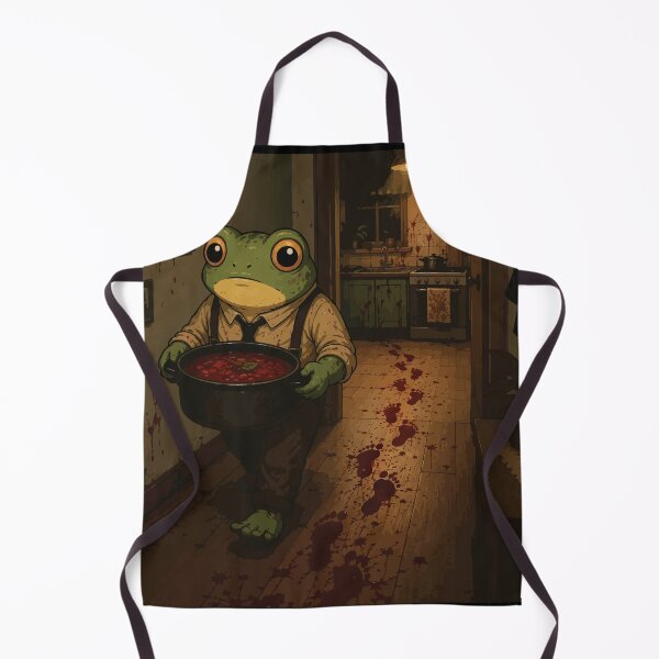 Item preview, Nothing Suspicious Frog Sticker – Funny Borscht Crime Scene Cartoon designed and sold by SimplePoDesign.
