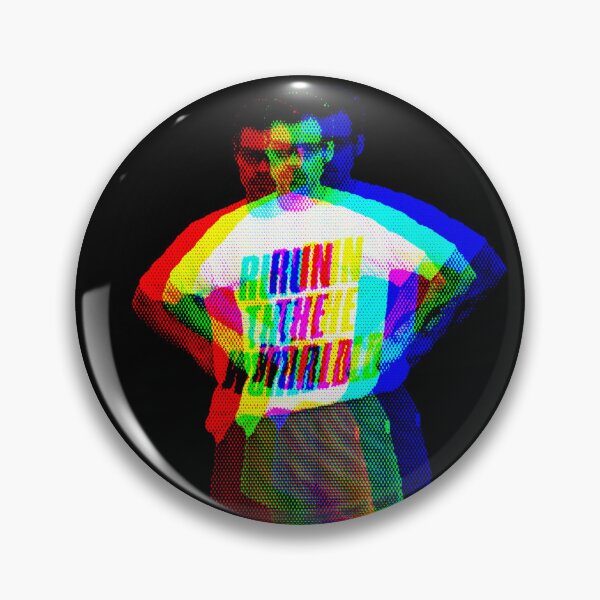Item preview, Run The World RGB Glitch Effect Pop Art designed and sold by eMKa82.