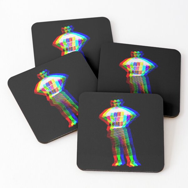 Item preview, Run The World RGB Glitch Effect Pop Art designed and sold by eMKa82.