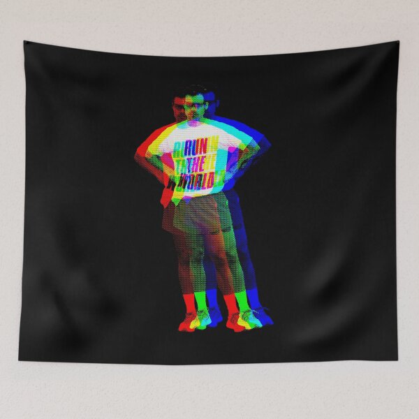 Item preview, Run The World RGB Glitch Effect Pop Art designed and sold by eMKa82.