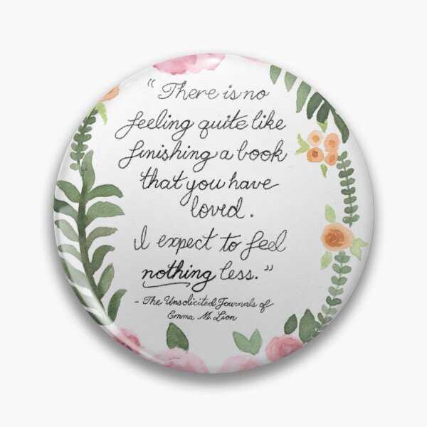 Item preview, Book Lover Quote of Emma Lion designed and sold by cforrester-art.