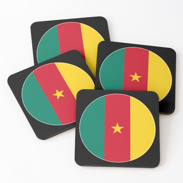 Item preview, Round Cameroon Flag Icon | Circular Cameroonian Flag Button Element designed and sold by NTGUILTY.