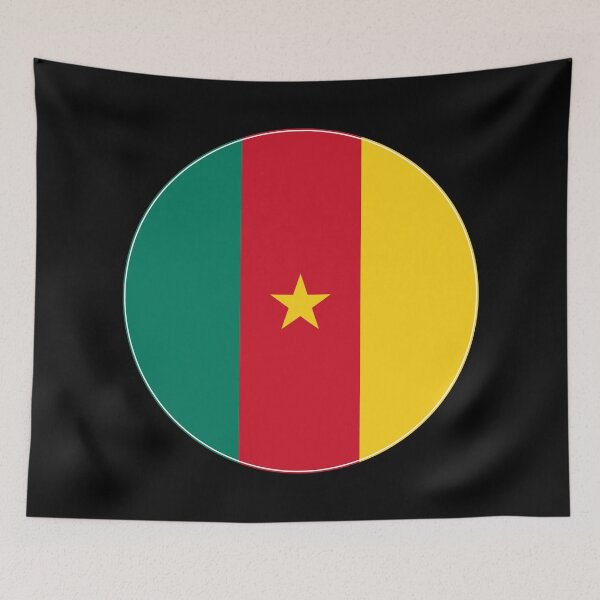 Item preview, Round Cameroon Flag Icon | Circular Cameroonian Flag Button Element designed and sold by NTGUILTY.