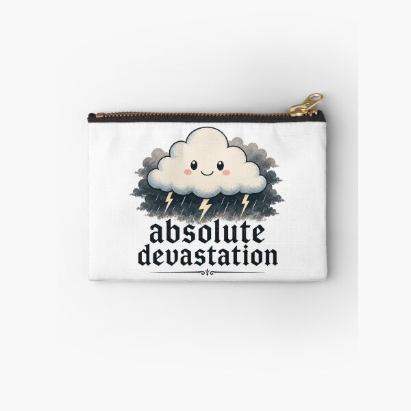 Item preview, Absolute Devastation Shirt | Cute Goth Storm Cloud Funny Graphic Tee designed and sold by SleepyLlamaClothes.