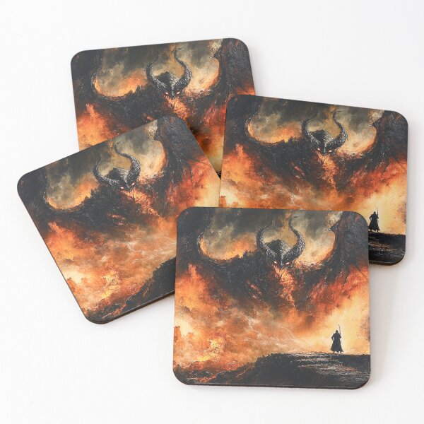 Item preview, Durin's Bane - The Balrog of Moria Fantasy Art designed and sold by Epic Art Geek.