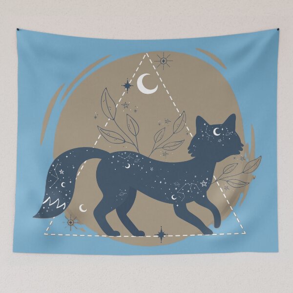 Item preview, Celestial Cat – Mystical Moon and Stars Design designed and sold by BuckaBaby.
