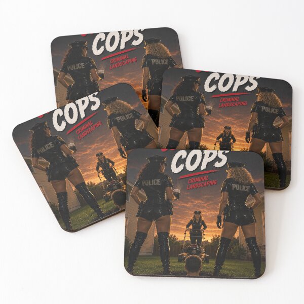 Item preview, Corrupted Cops – Criminal Landscaping | Retro Poster designed and sold by obstinator.
