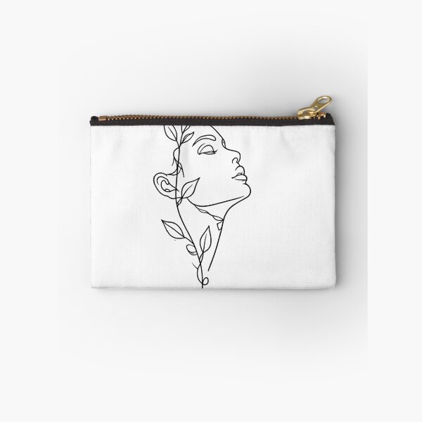 Item preview, Minimal Botanical Woman Line Art Portrait designed and sold by Hamlali-Studio.