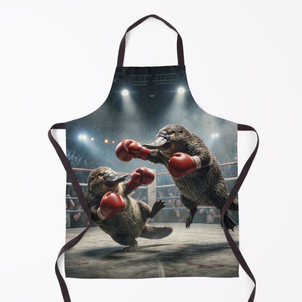 Item preview, Pugilistic Platypuses Trade Blows in the Squared Circle designed and sold by Tridentulus.