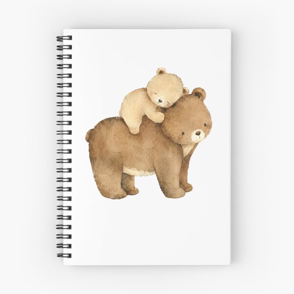 Item preview, Mama Bear And Baby Cub Watercolor Cute Mother Love designed and sold by Moizento.