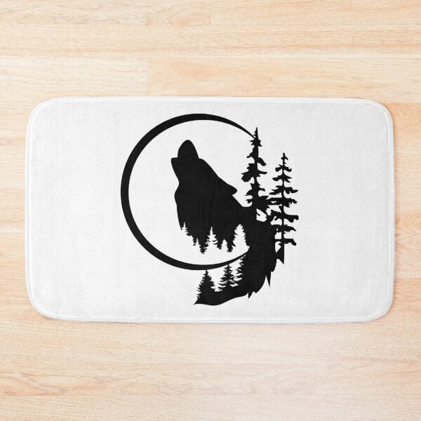 Item preview, Howling wolf fantasy art designed and sold by MagnoliaLake.