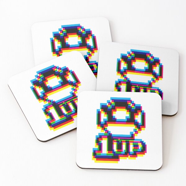 Item preview, 1up Mushroom Glitch designed and sold by animinimal.