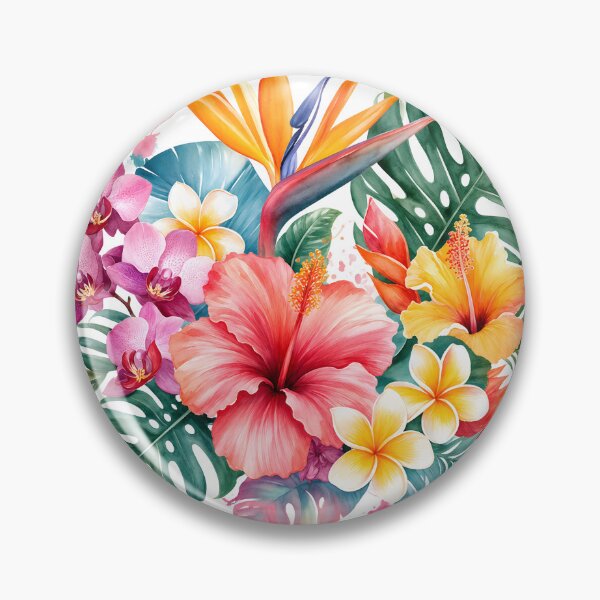Item preview, Tropical Flowers designed and sold by Whimsy Petal and Co..