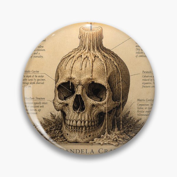 Item preview, Skull Candle Vintage Naturalist Halloween Shirt designed and sold by SunnyDesign82.