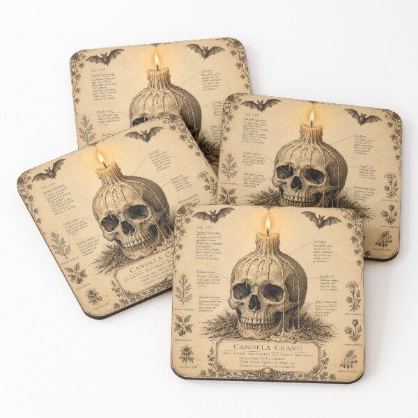 Item preview, Skull Candle Vintage Naturalist Halloween Shirt designed and sold by SunnyDesign82.