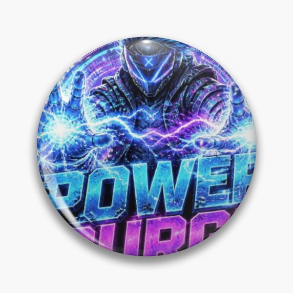 Item preview, POWER SURGE Gaming Sticker – Neon Cyber Gamer Energy Esports Design designed and sold by Stylestickers55.