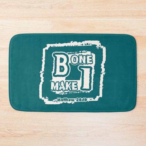 Item preview, Be One. Make One. Matthew 28:19 | Great Commission Christian Abstract Typography | White designed and sold by ZechJohnRB.