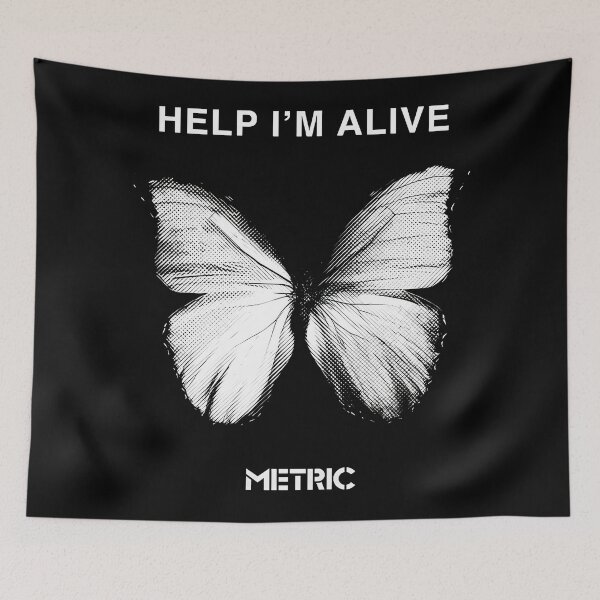 Item preview, Metric Help I'm Alive Butterfly designed and sold by melfeder.