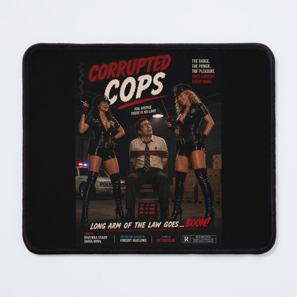 Item preview, Corrupted Cops – Long Arm of the Law | Retro Poster designed and sold by obstinator.