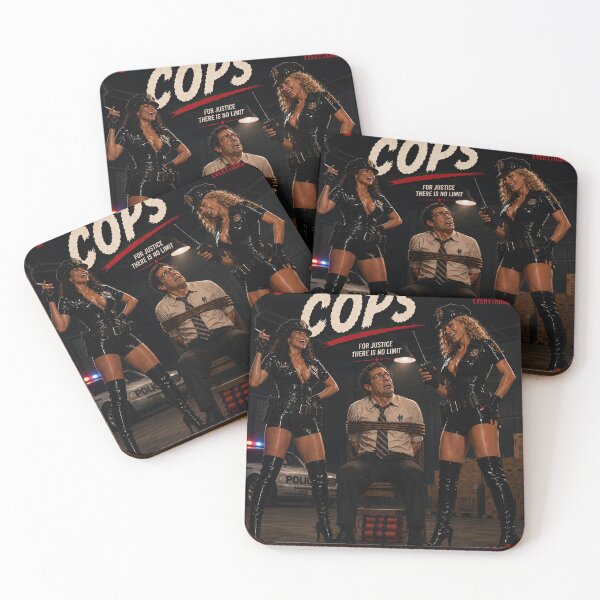 Item preview, Corrupted Cops – Long Arm of the Law | Retro Poster designed and sold by obstinator.