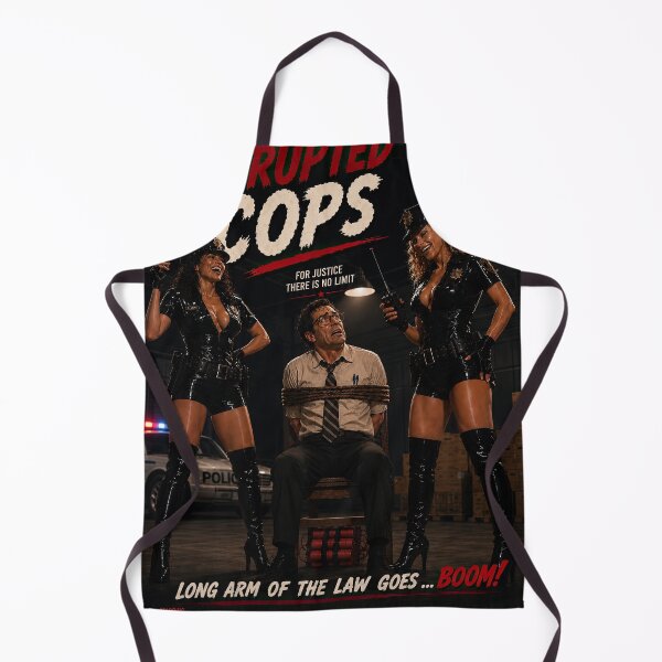 Item preview, Corrupted Cops – Long Arm of the Law | Retro Poster designed and sold by obstinator.